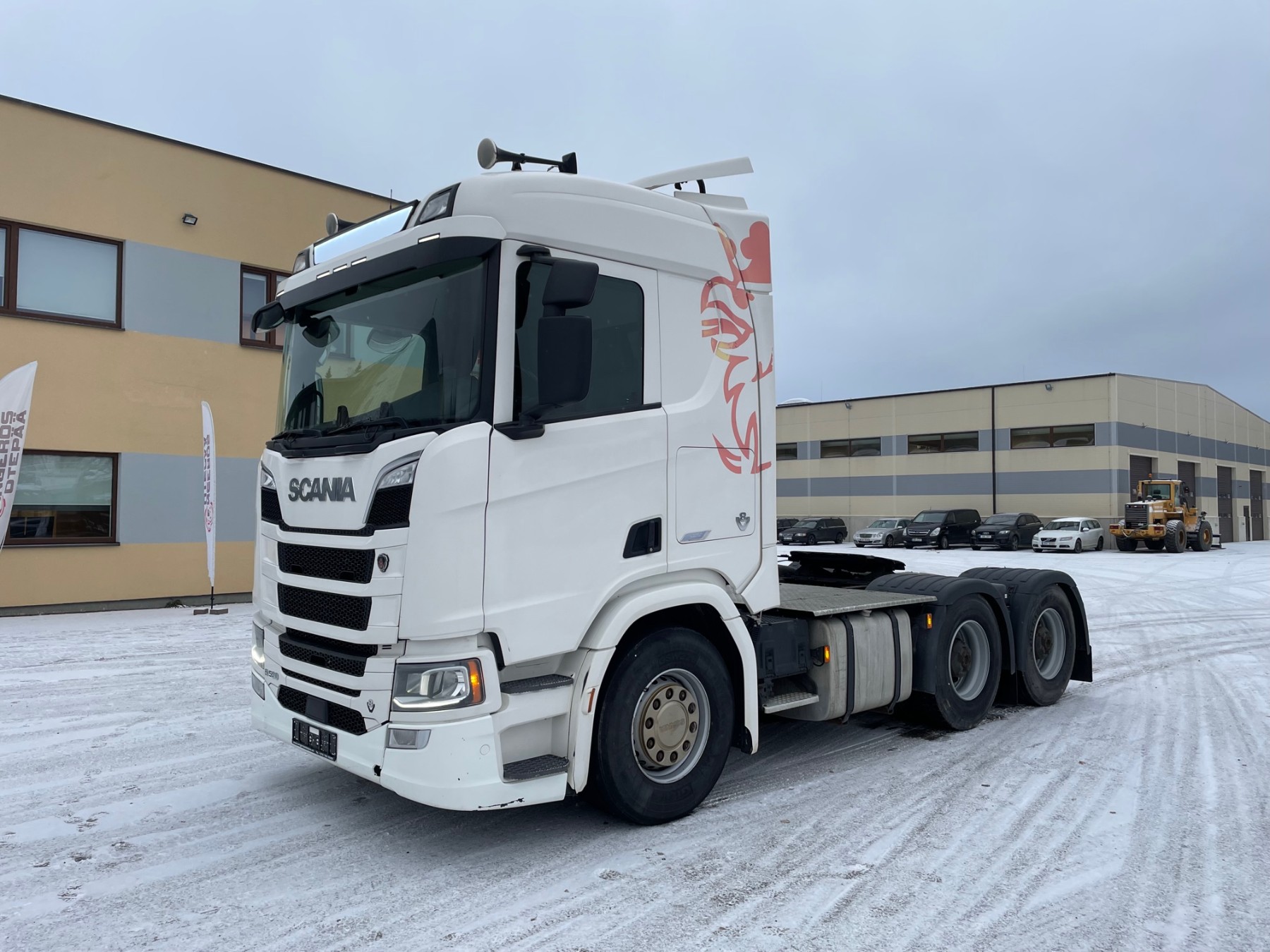 Scania R580 6X4 EURO6 + RETARDER + HYDRAULICS